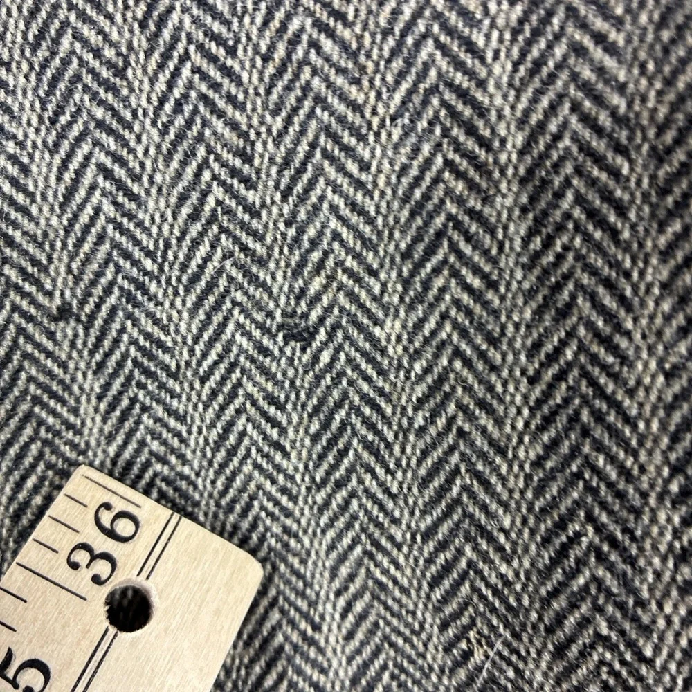 Banana Republic Men's Brown Herringbone Wool Blazer Tailored Fit 2-Button 46L